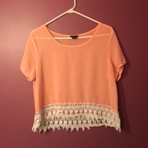 Rue 21 Coral Top Size XL